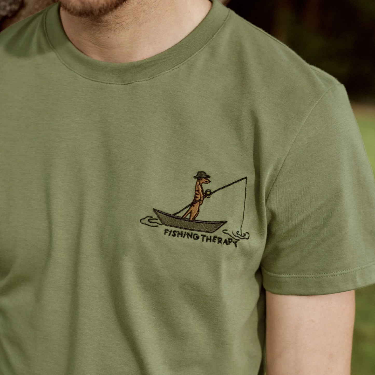 T-shirt Arcy Fishing Therapy – Style Épuré & Coton Recyclé