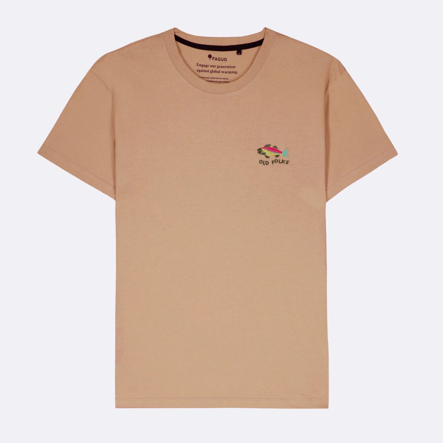 T-shirt Beige ARCY – Élégance Décontractée et Engagement Écoresponsable