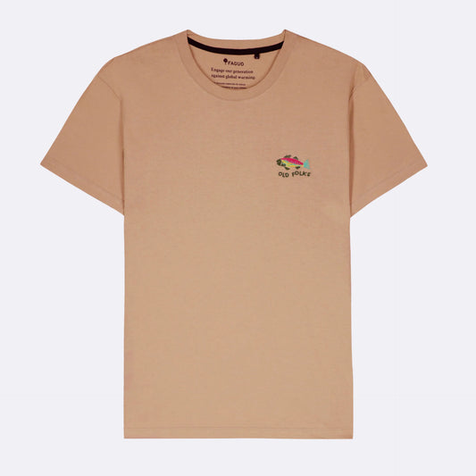 T-shirt Beige ARCY – Élégance Décontractée et Engagement Écoresponsable