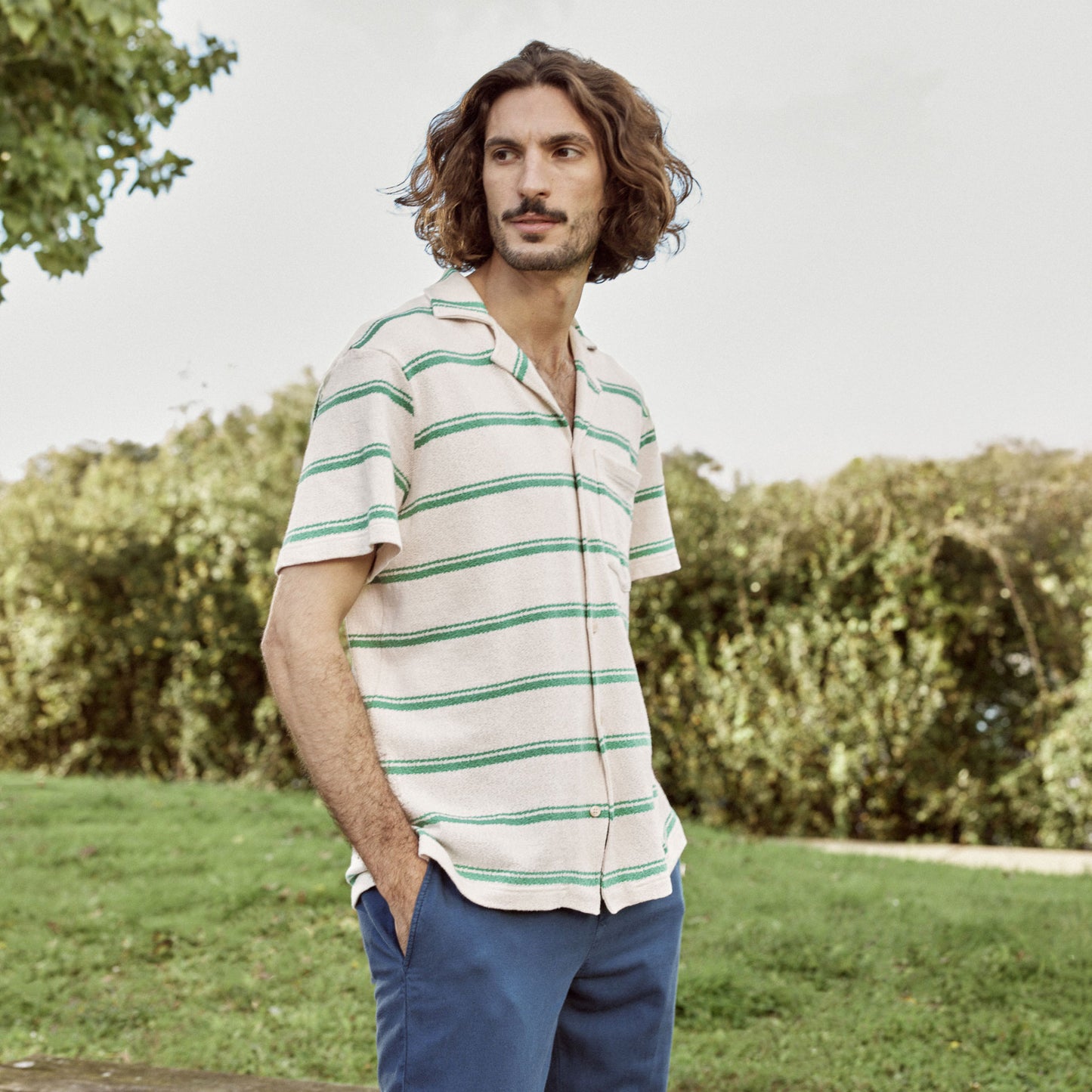 Chemise Paiolive – Élégance texturée & coton responsable