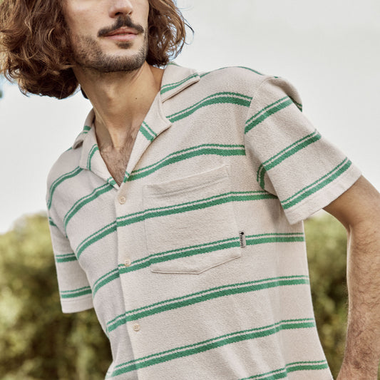 Chemise Paiolive – Élégance texturée & coton responsable