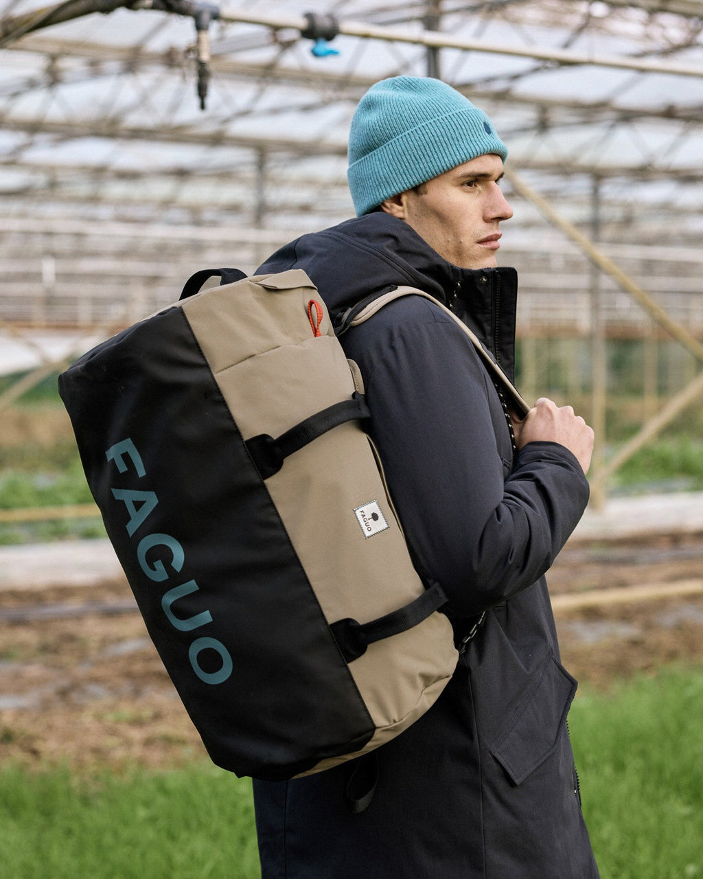 Big Duffle Beige Clair – Le sac de voyage éthique & spacieux