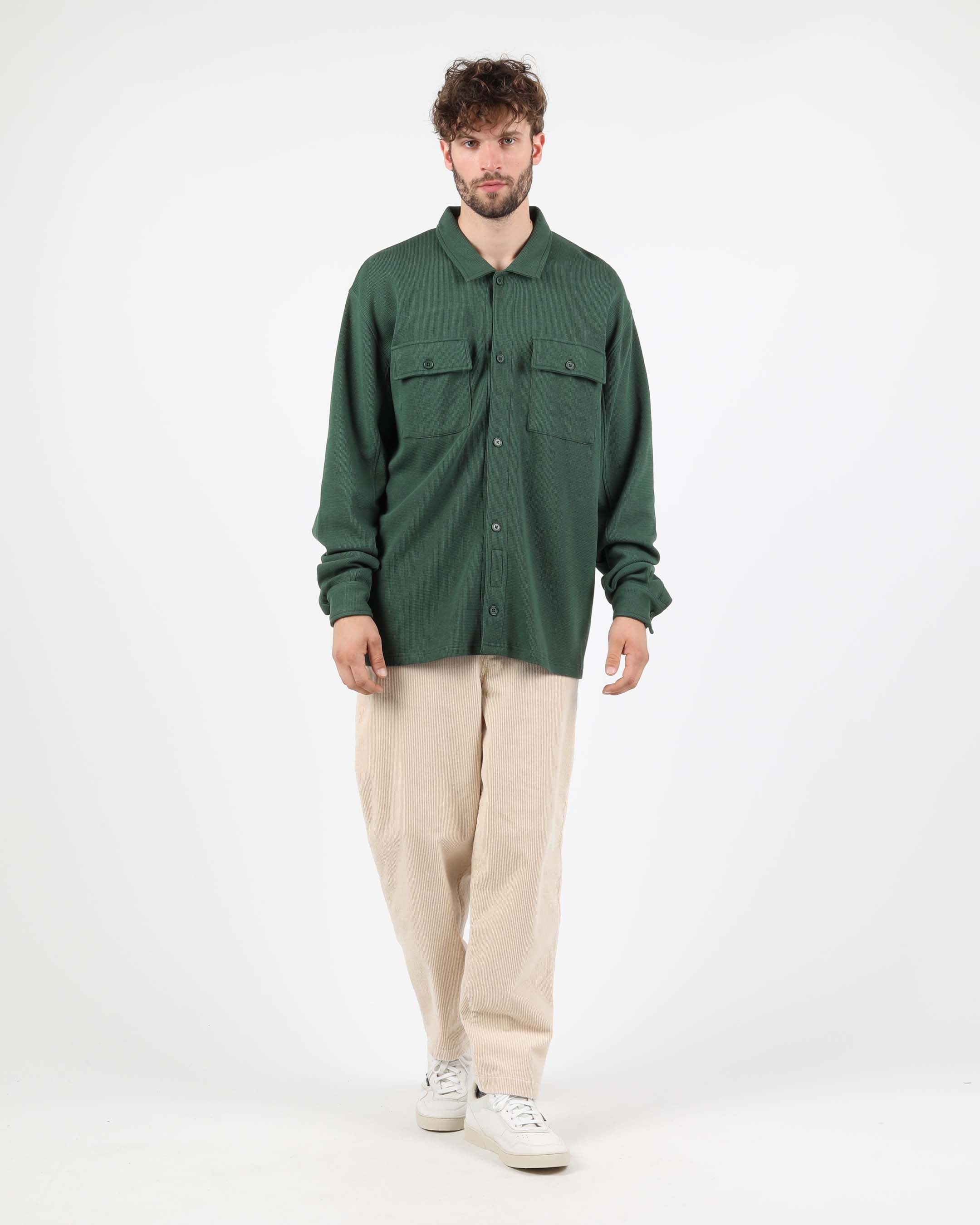 Surchemise Poley Waffle - Coton