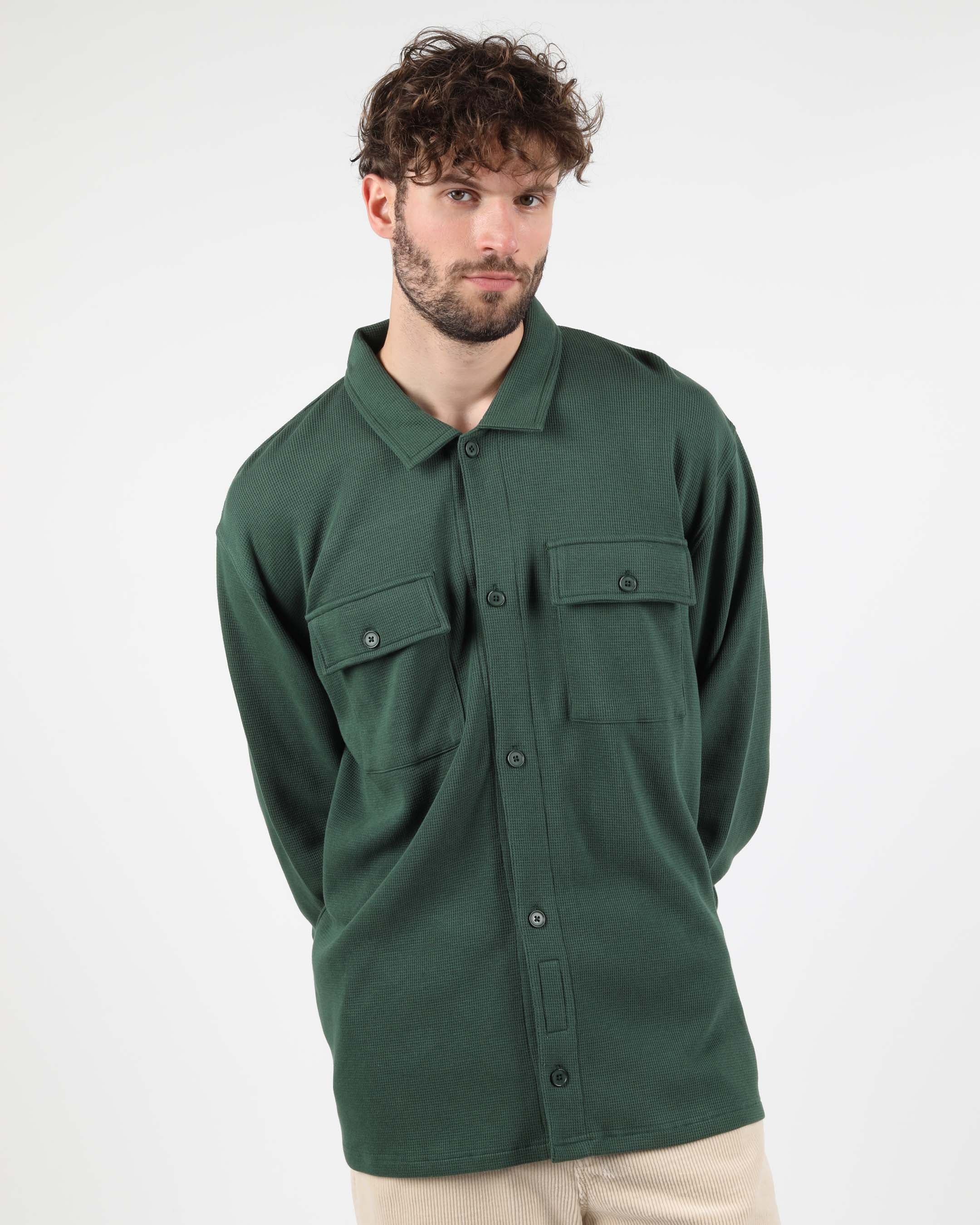 Surchemise Poley Waffle - Coton