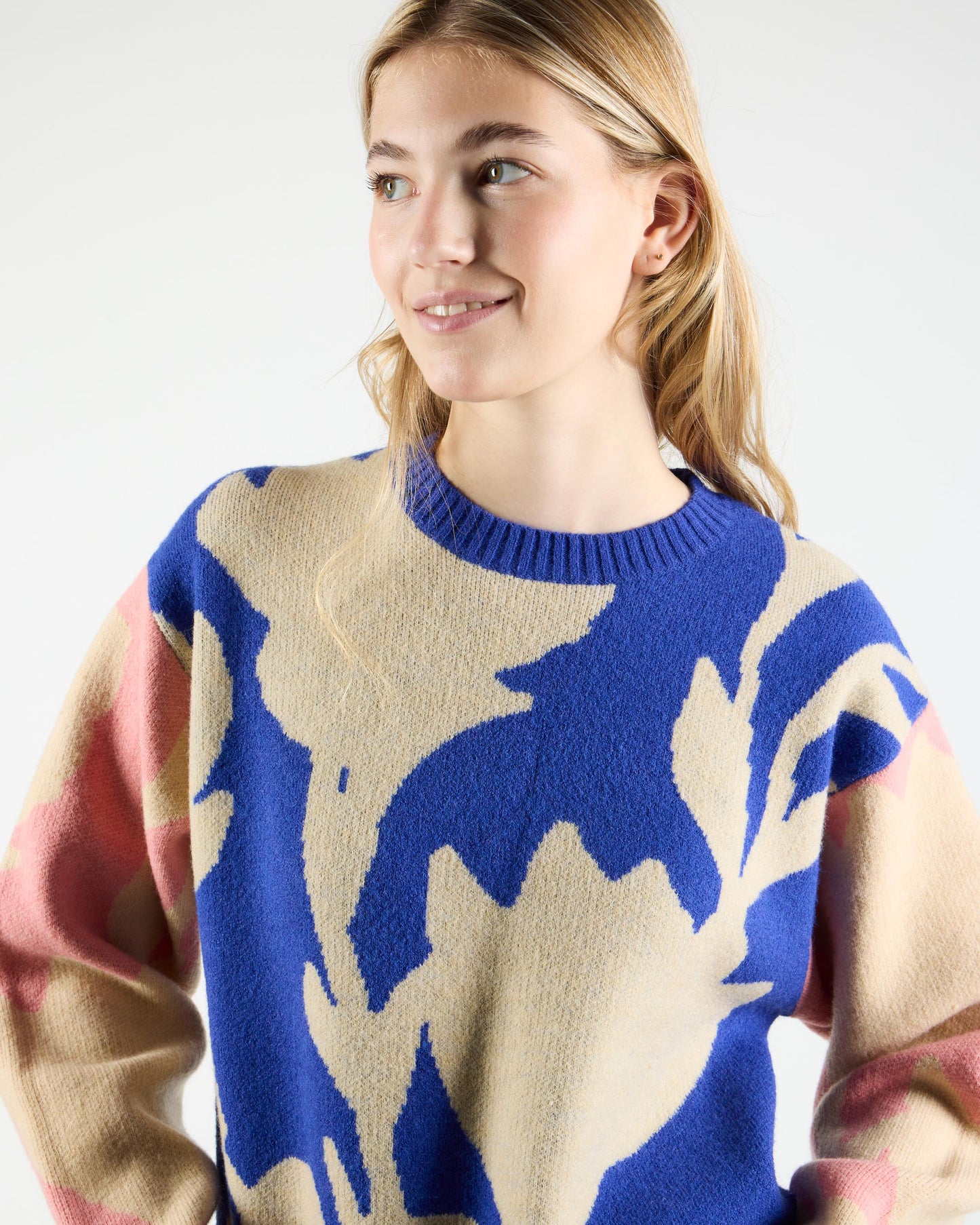 Pull Micah Jacquard – Le pull à col rond qui allie confort et style