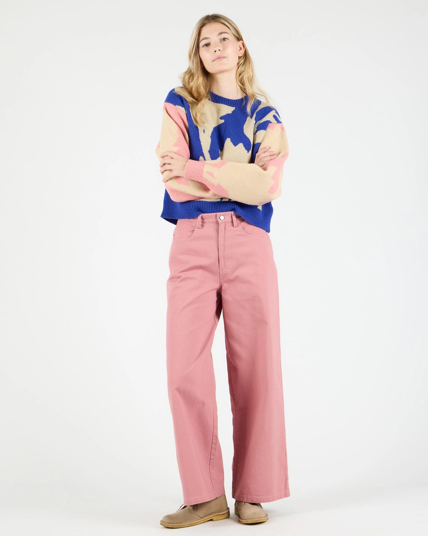 Pull Micah Jacquard – Le pull à col rond qui allie confort et style
