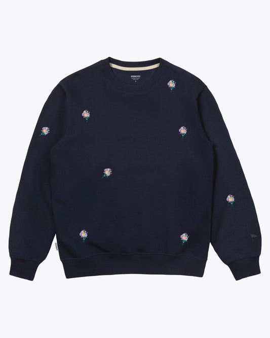 Sweatshirt Flower Crew - Coton