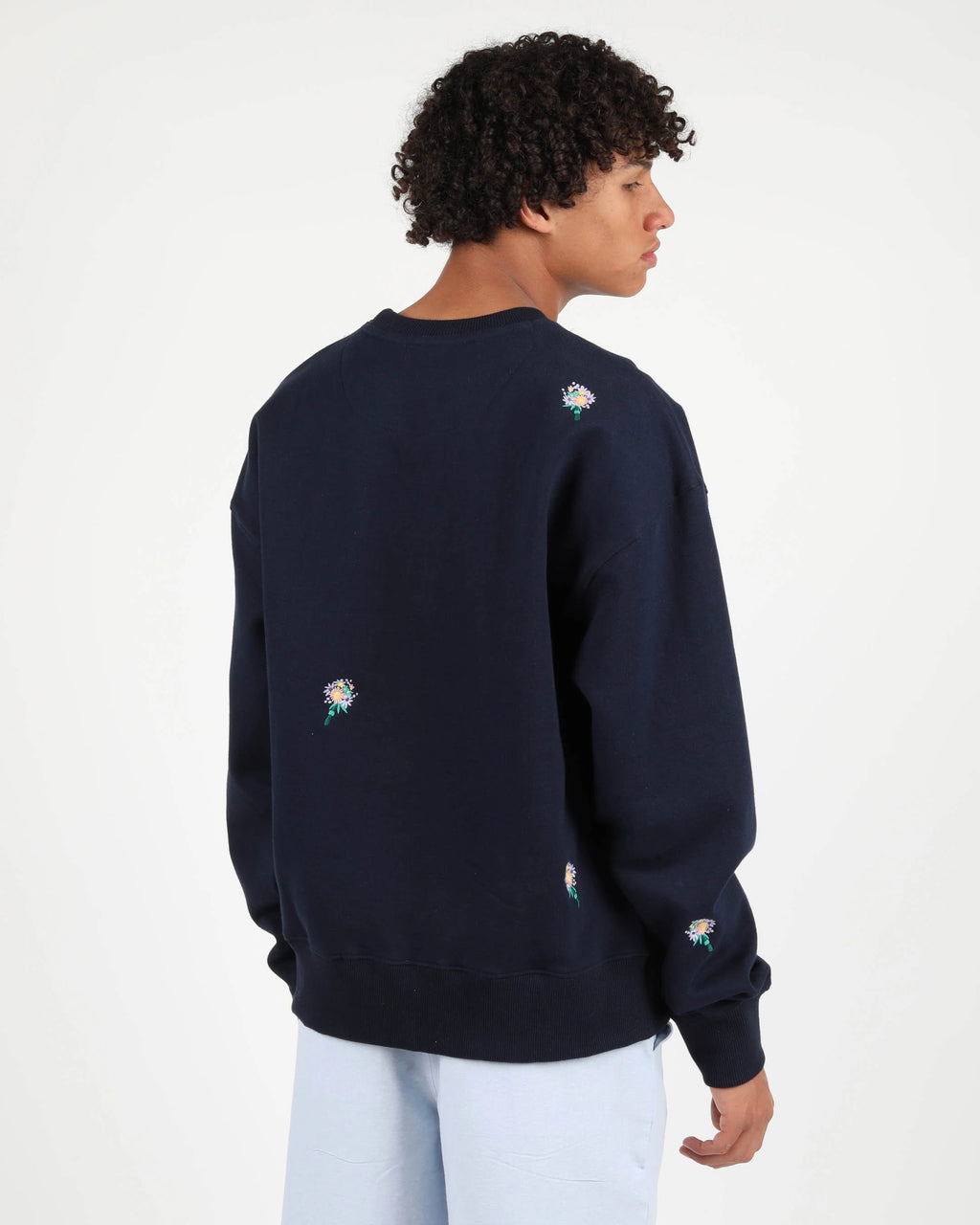 Sweatshirt Flower Crew - Coton