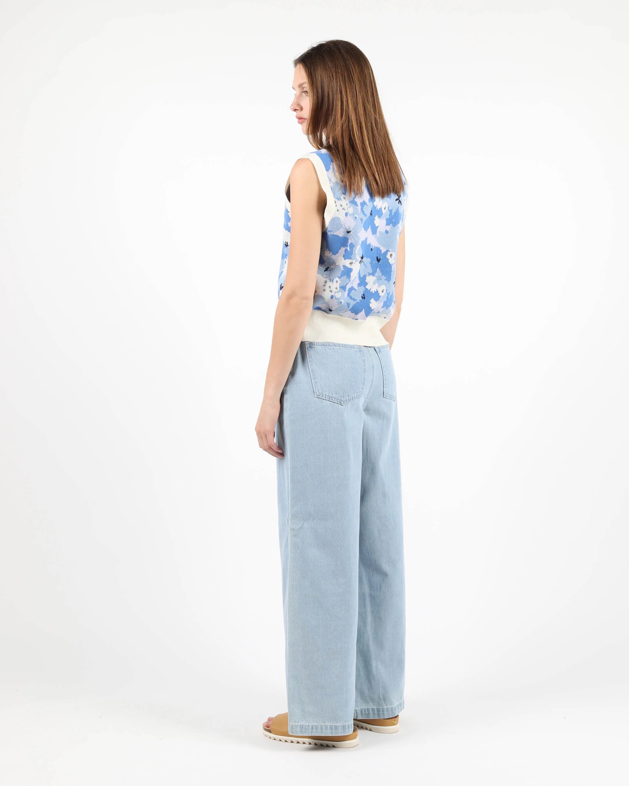 Jean 5-Pocket Del Denim - Coton