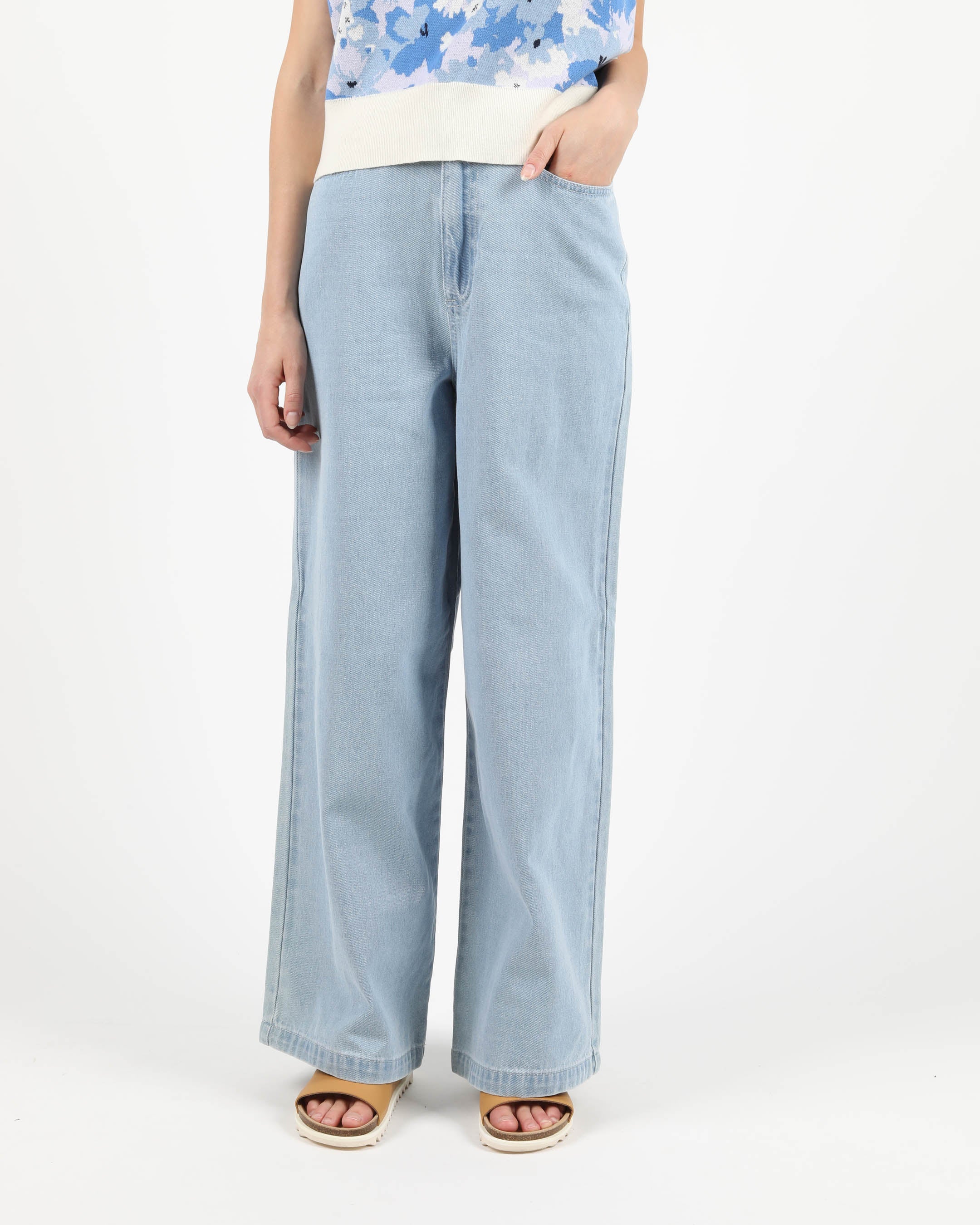 Jean 5-Pocket Del Denim - Coton