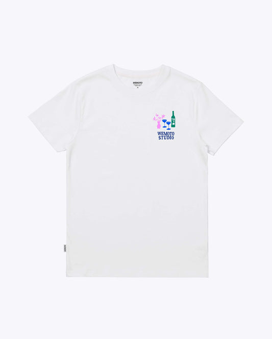 T-shirt Blanco en coton bio – illustration artistique et confort durable