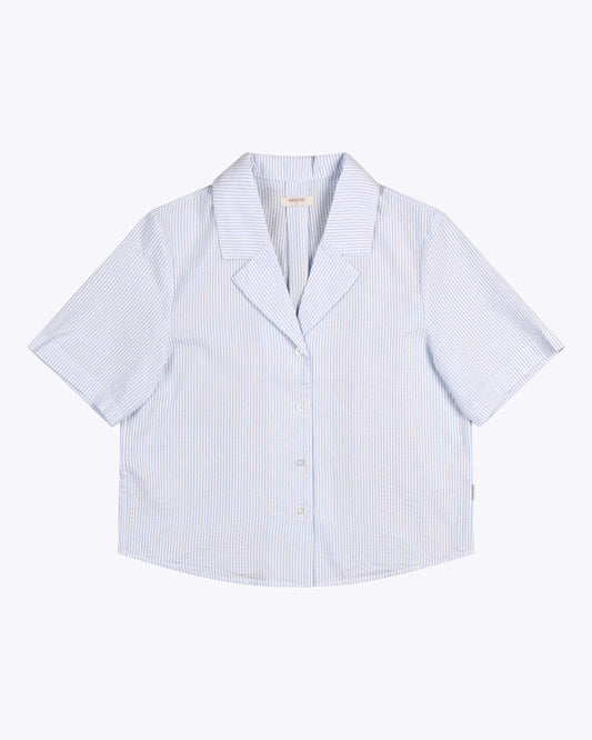 Chemise Minou en Seersucker – Élégance décontractée et confort estival